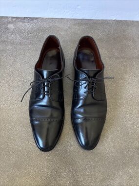 Allen Edmonds Clifton Classic Black Cap-Toe Oxford Dress Shoes